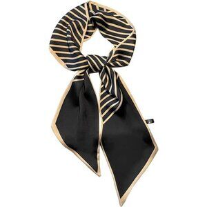 Mulberry Silk-Like Satin Head Scarf Square Neck Scarf for Bag Accessory Gift